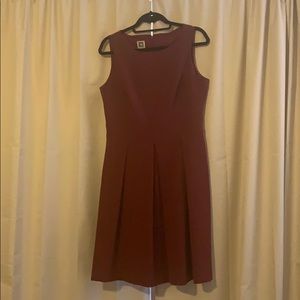 Burgundy Ann Klein dress - worn once.